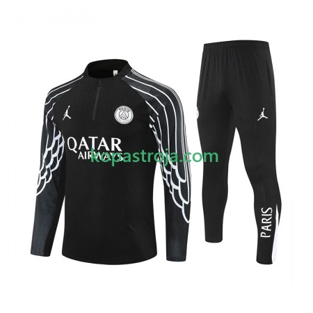Paris Saint-Germain Tränings Sweatshirtställ Svart 2025/26
